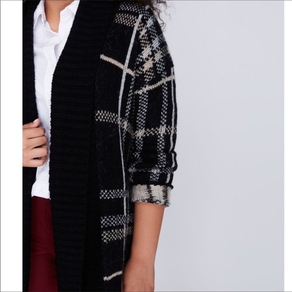 🆕NEW! Lane Bryant Plaid Open Cardigan Overpiece - Picture 7 of 12